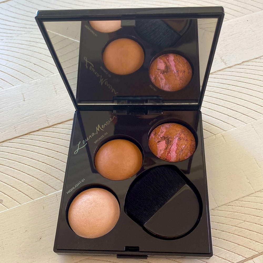 Laura Mercier Blush & Glow radiant face trio Makeup